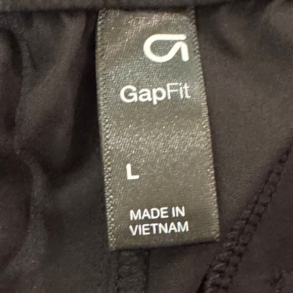 GAP FIT HIGH-RISE WIDE LEG RUNAROUND BLACK TROUSERS PANTS -SIZE LARGE- NWOT - Picture 4 of 9